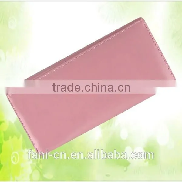 2015 new arrival PU wallet with card holder and magnet design for young girls