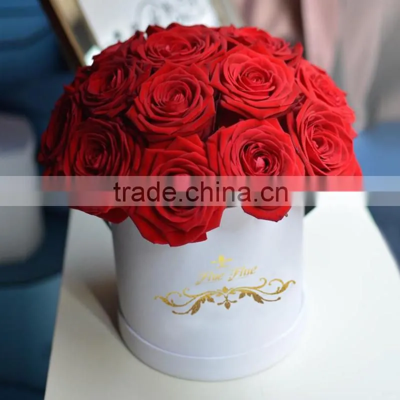 Different shape cardboard packing boxes for flower
