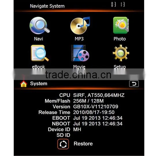 import china products GPS BOX Wince 6.0 for ALPINE head unit