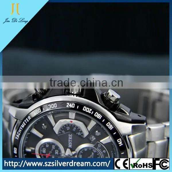 New trend fashion wristwatch high quality 316L stainless steel men quartz watch