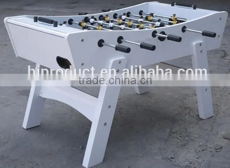 adults wooden homeuse indoor fuseball game table with 8grips
