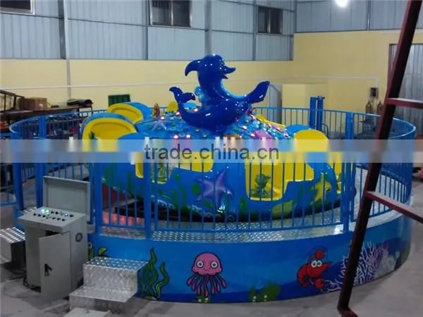 Outdoor fun rides cheap carnival game ride sea disc turntable ride for sale