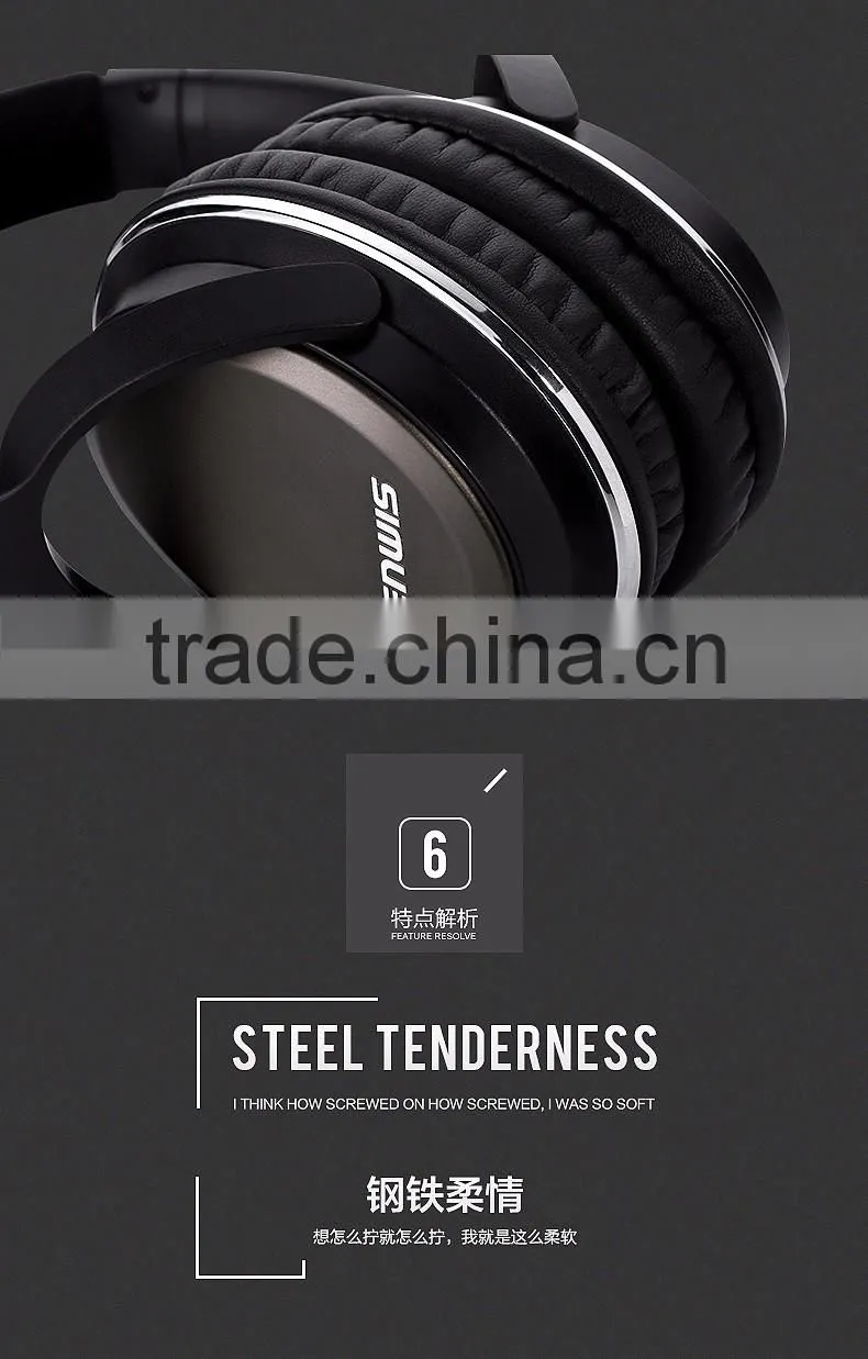 perfect for birthday christmas gift hot selling items in amazon good quality gadget H600 wired microphone headphone