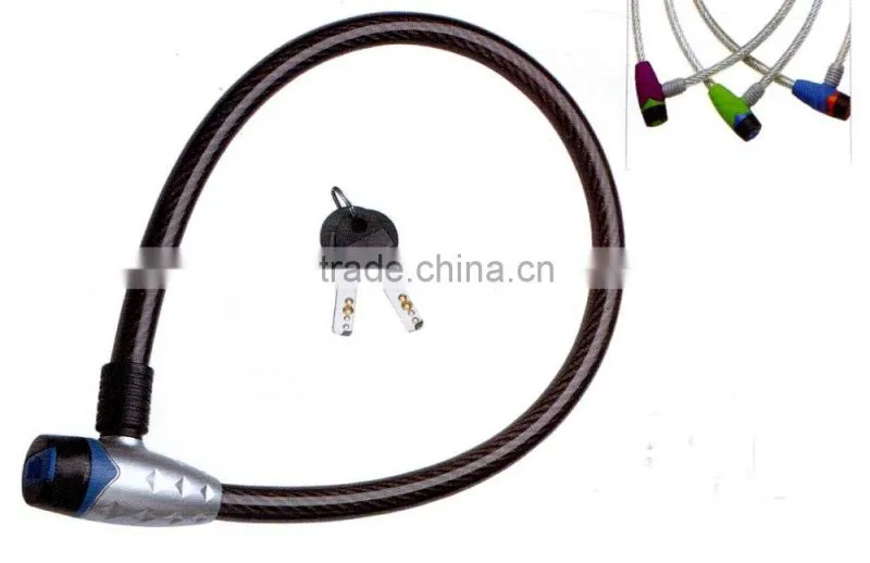 Bicycle spiral lock bicycle lock bike lock bicycle cable lock