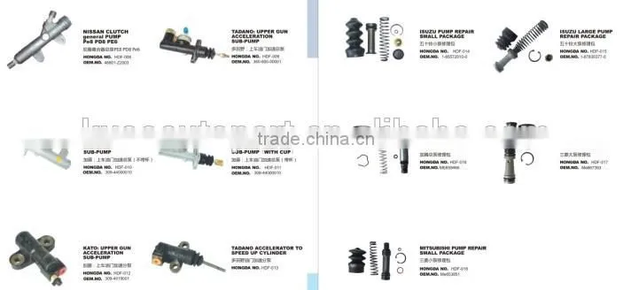 UD disesl truck clutch parts master cylinder with repair kit for CW536 CW520 RG8 RF8