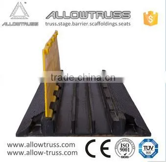 high tear resistance hardness strong cable protector humps,rubber road hump