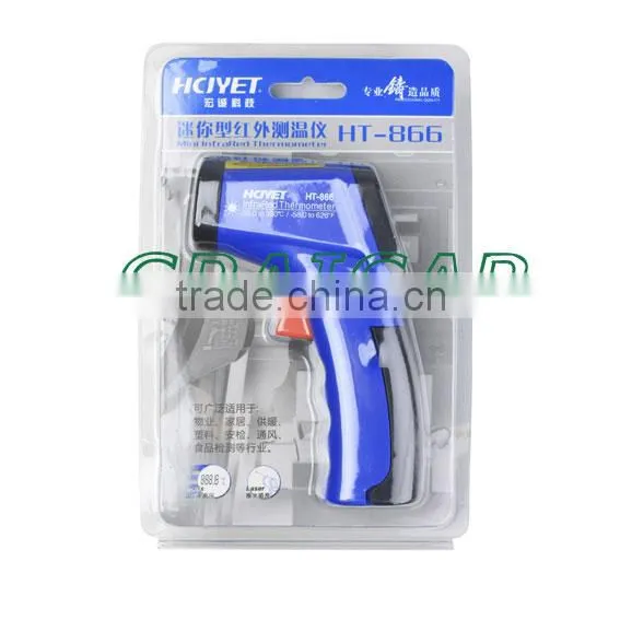 Infrared thermometer HT-866 (-50-330 centigrade) hand-held with LCD DISPLAY economical type for industry