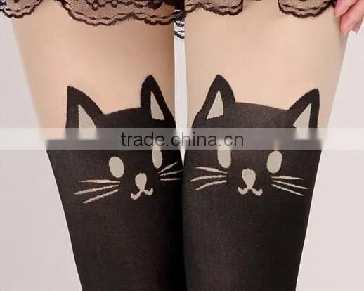 Latest Cute Bear Japanese Girl 's Stocking
