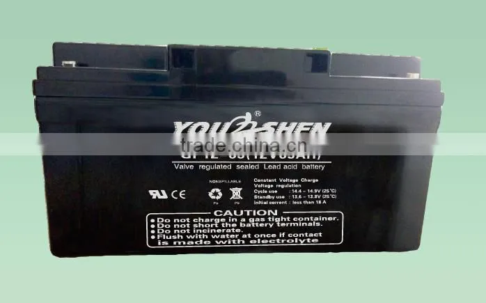 65AH Valve Regulated SLA battery for 12 Volt solar street light battery