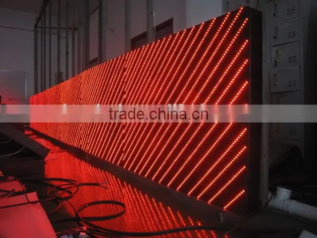 single color P12 outdoor led digital display signs