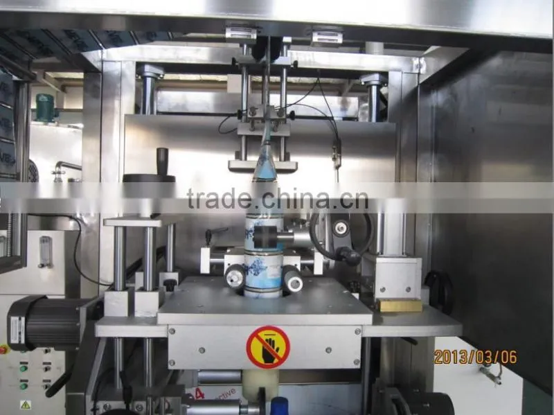 PVC Label shrinking machine for bottle body and cap