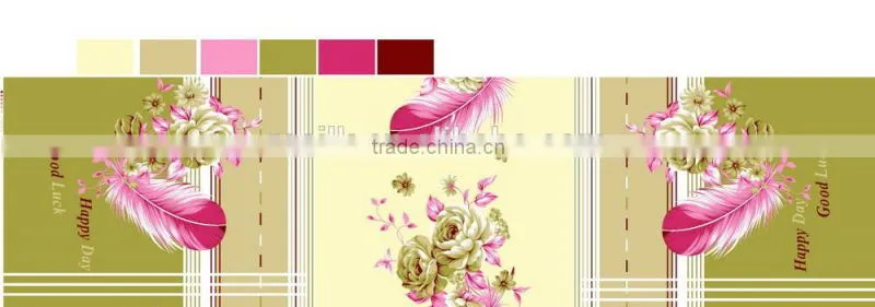 75GSM 280CM full poly printed brushed quilt fabric