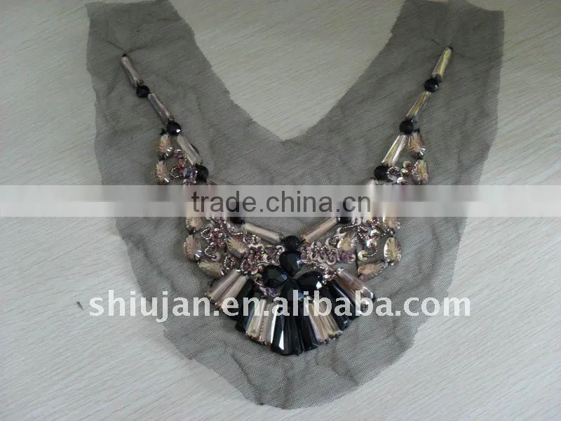 Beaded neck garment accessory