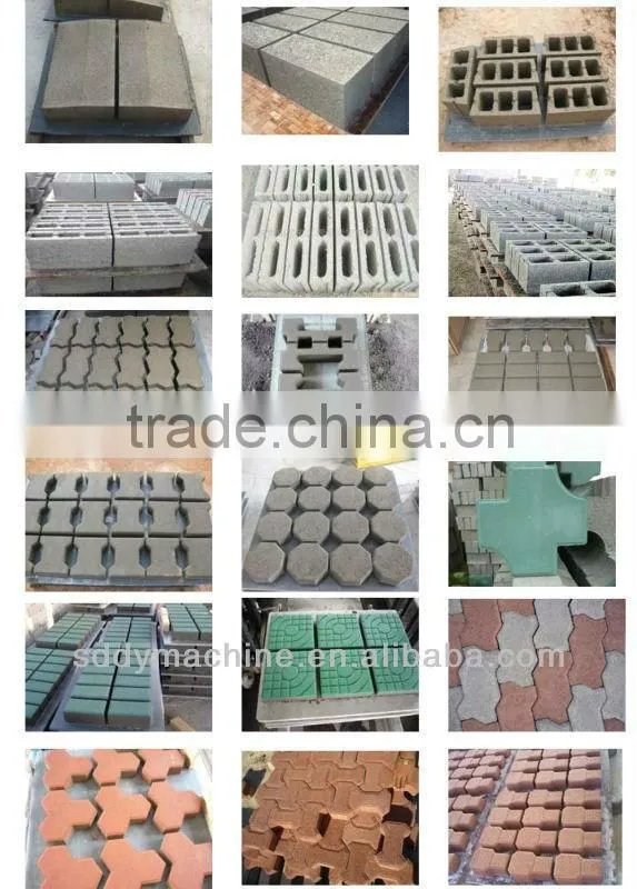 Perfect design PLC Control automatic brick machine QT4-15B