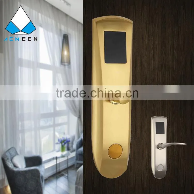 hot sell door lock for hotel , rfid hotel door locks, hotel room card lock system