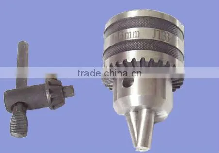 Drill chuck with key