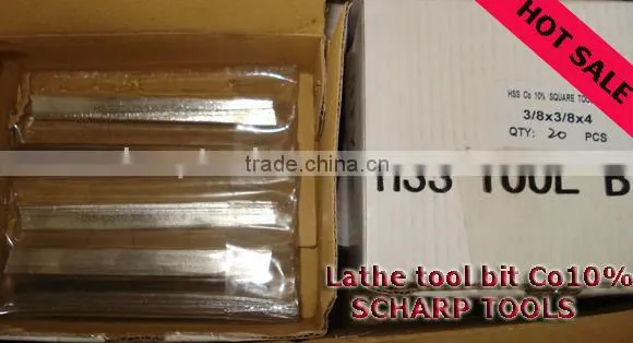 HSS square lathe tool bit 10% Cobalt T42