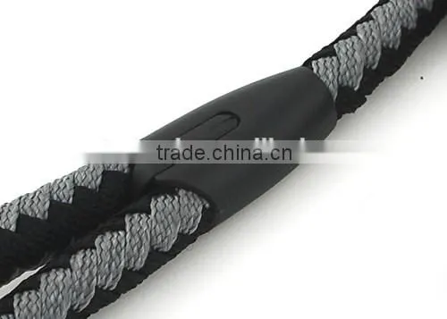 60cm High Quality Factory Price Private Labelling Pet Dog Braided Rope Leash with spring