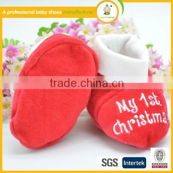 Wholesale shoes baby moccasins hot sale christmas first step winter
