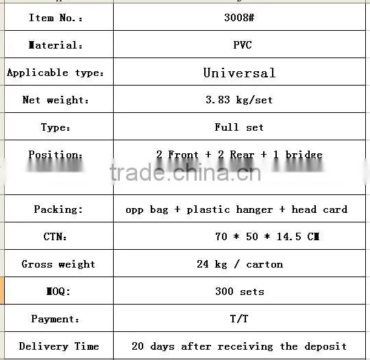 Pvc Material Car Mat