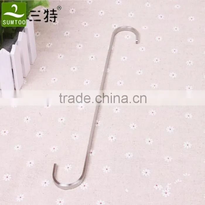 metal S-shaped flat hook for clothing shop