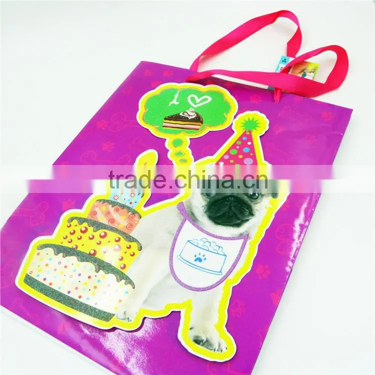 Coated paper gift bag new product packaging paper bag free sample