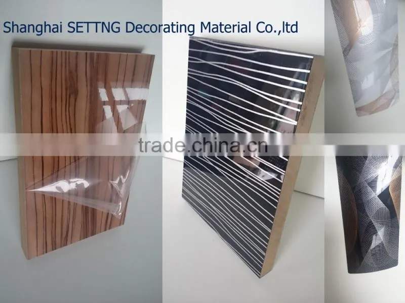 High glossy wood panels for wooden cabinent ,furniture