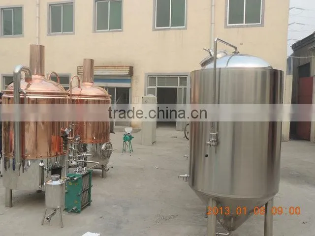 beer equipment made by SUS 304 or red copper/CE and ISO certification