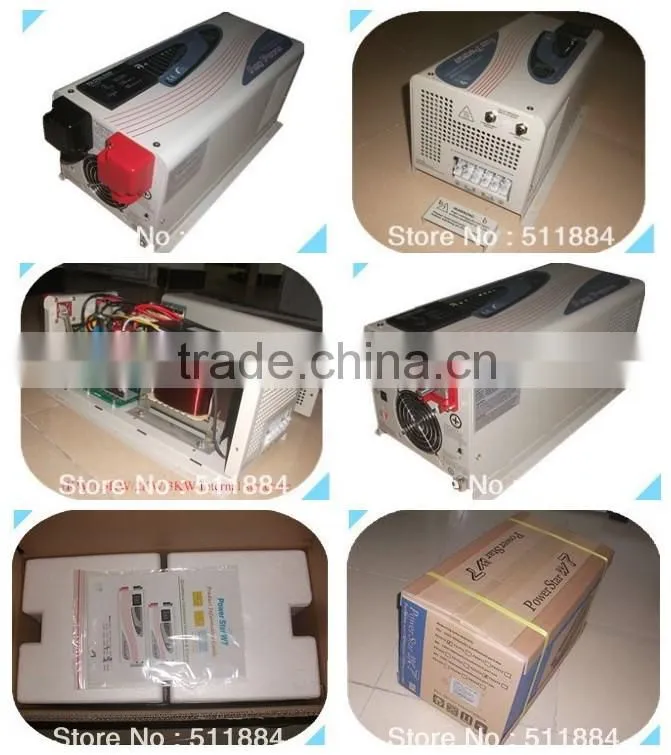 24v 230v 6000w pure sine wave solar inverter