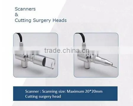 RF Tube verginal co2 laser fractional scar treatment / skin reguvenation machine