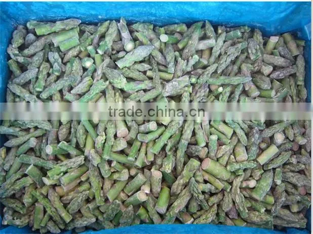 IQF Asparagus white and green tips and cuts