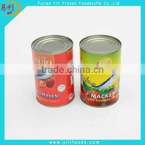 Hot selling Chinese canned mackerel fish in sauce