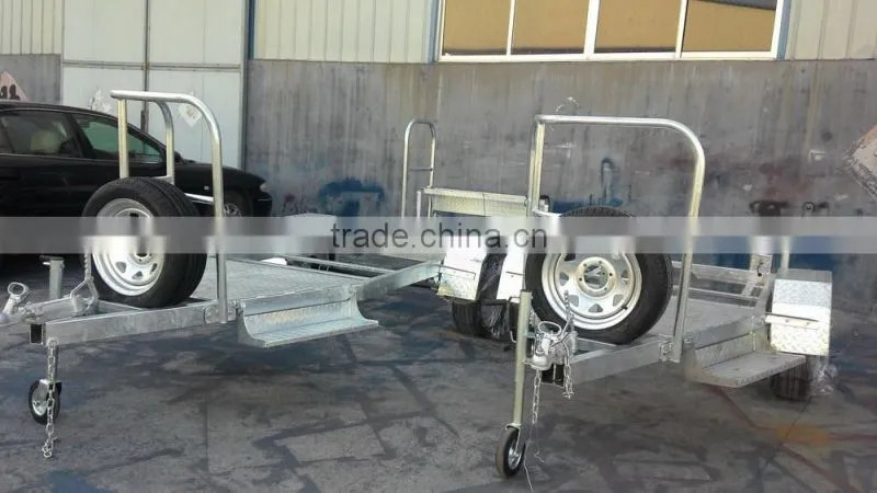 galvanized tandem 9x5 heavy duty commercial trailer