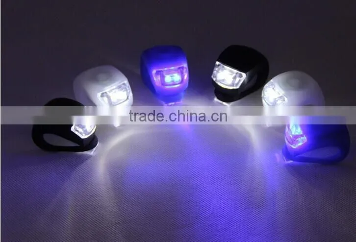 Factory supplier bike used outdoor lighting silicon led bike lights