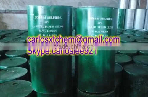 High Quality Best Price Sodium Sulphide 60% Red Flake 1500 ppm