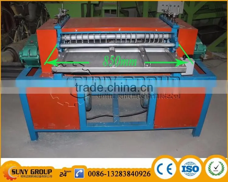Copper and aluminum tube stripper machine for aluminum recycling