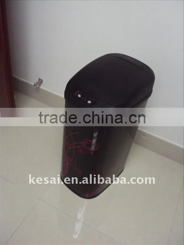 Plastic Sensor Trash Bin automatic trash can auto open trash can Hand Free-KSLD-3-15L one touch dustbin