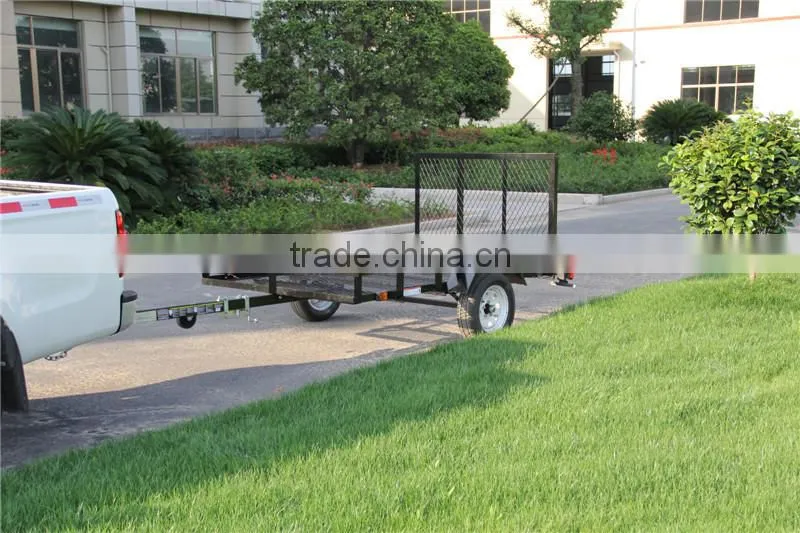 6x4ft Power Coated Landscape ATV Trailers Utility Trailer For Sales