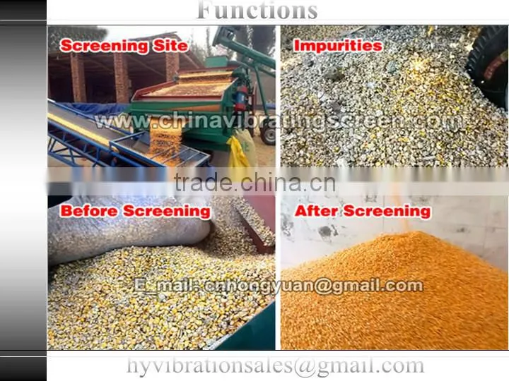 Multi-function coffee beans grading sieve processing machine