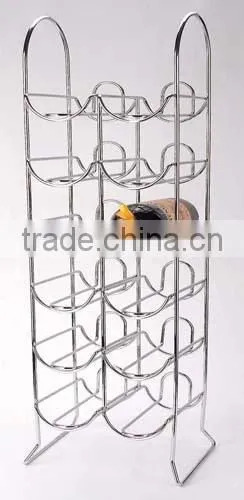 3 tiers standing Iron wire wine rack