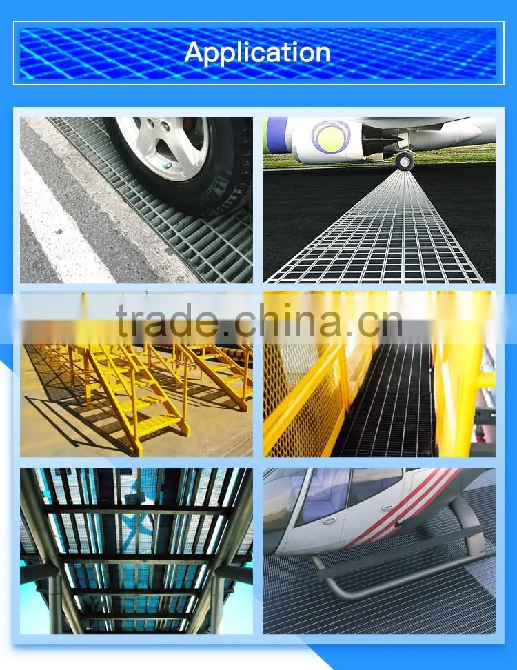 hot galvanized steel grating/drainage gutter steel grating cover