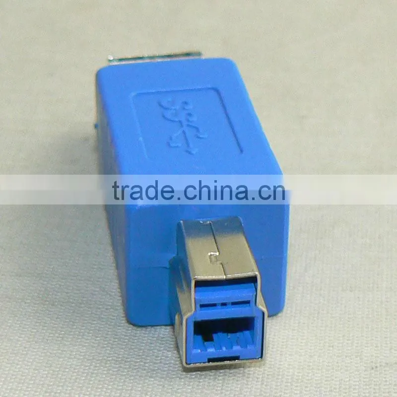 overspeed USB3.0 A Female to B Male Adapter(blue)