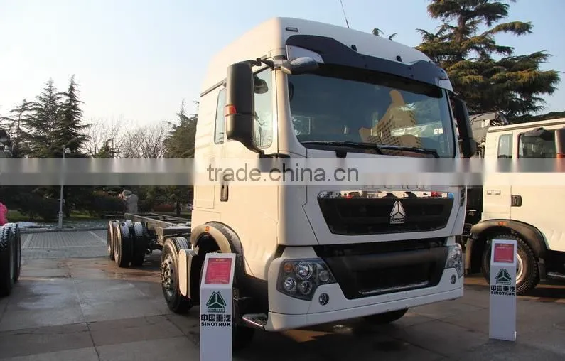 Diesel Type HOWO T5G Cargo Truck Chassis 310hp 8*4 20ton