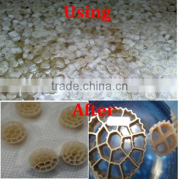 MBBR Biofilm Carrier Bio Filter Medias for Used for Fish Pond Made of HDPE