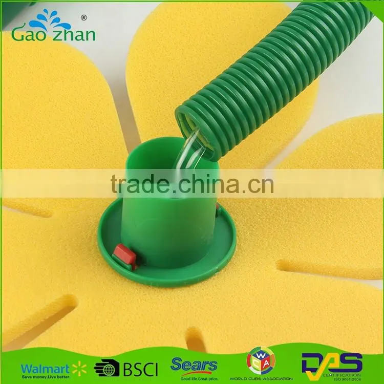 Agricultural ground/lawn/garden 360 round flower shape watered inserted plastic irrigation sprinkler