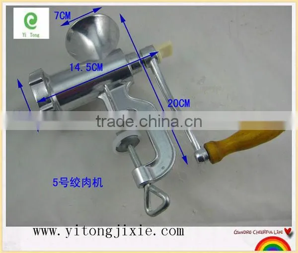 Cheap Price China factory manufacturer home use hand /manual met mincer 5