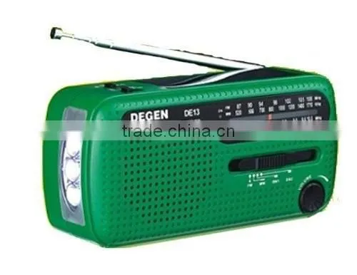 torch radio solar with crank