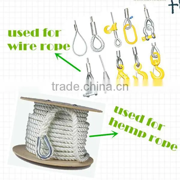 Hot Dip Galvanized Wire Rope Bs464 Thimble
