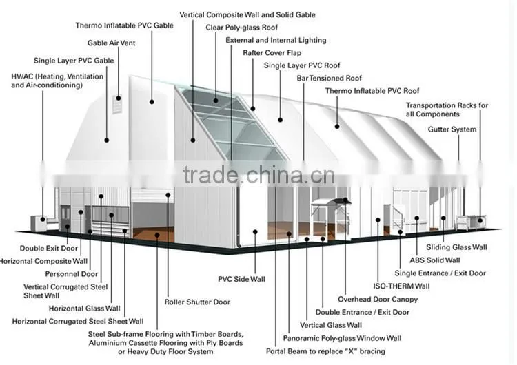 Dome aluminum sport tent