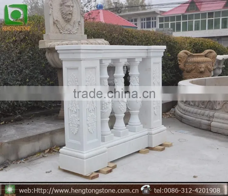 Natural Marble Balcony Column For Garden